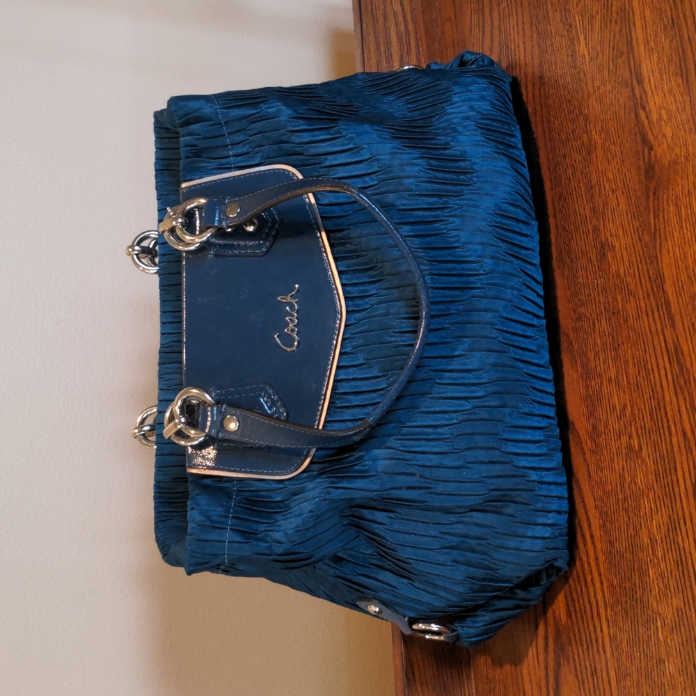 Coach Teal Shoulder Bag